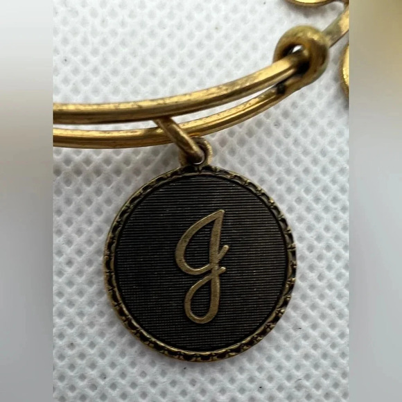 Alex and Ani | “J” charm bracelet/bangle - Picture 3 of 16